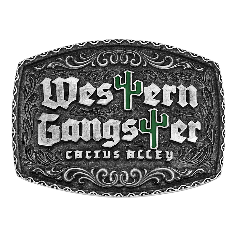 Montana Silversmiths Western Gangster Belt Buckle