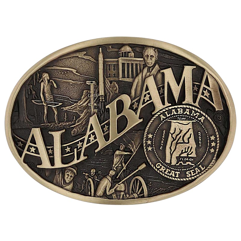Montana Silversmiths Alabama Heritage Attitude Belt Buckle
