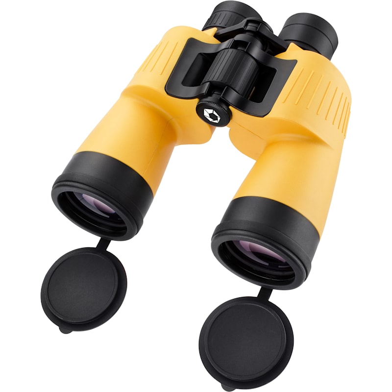 Barska Floatmaster Waterproof Yellow Floating BaK-4 Porro-Prism Binoculars