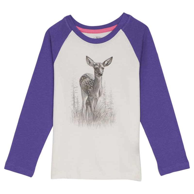 Bass Pro Shops Animal Graphic Raglan Long-Sleeve T-Shirt for Toddlers