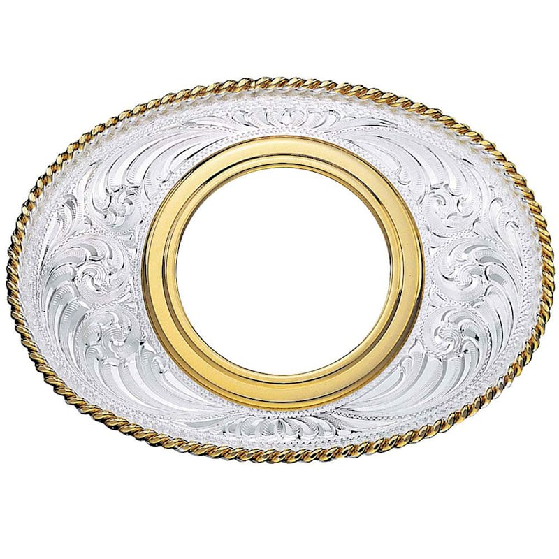 Montana Silversmiths Coin Holder Western Belt Buckle
