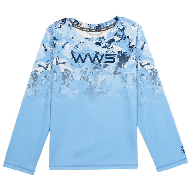 World Wide Sportsman Printed Surfcaster Long-Sleeve Crew for Toddlers
