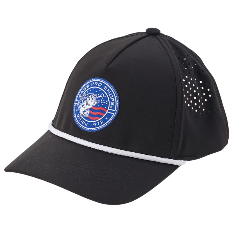 Bass Pro Shops Circle Flag Fish Hat