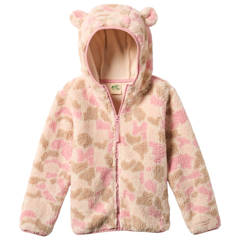 Bass Pro Shops Bear Ears Full-Zip Fleece Hooded Jacket for Toddlers