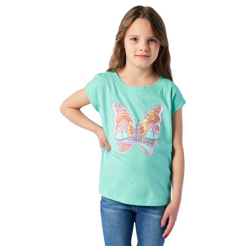 Bass Pro Shops Trail Graphic Cap-Sleeve T-Shirt for Kids