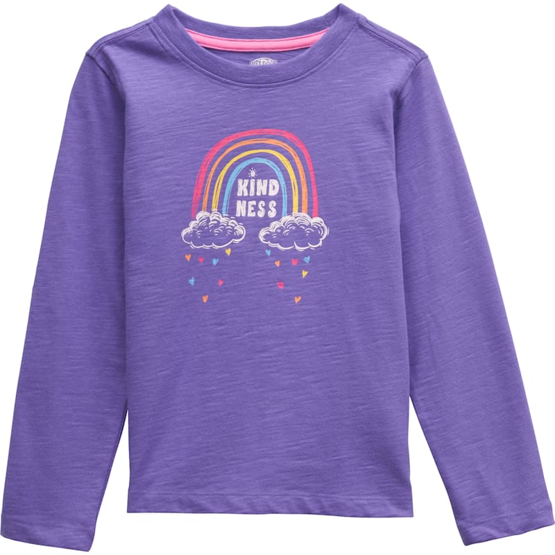 Outdoor Kids Glow-In-The-Dark Trail Long-Sleeve T-Shirt for Toddlers