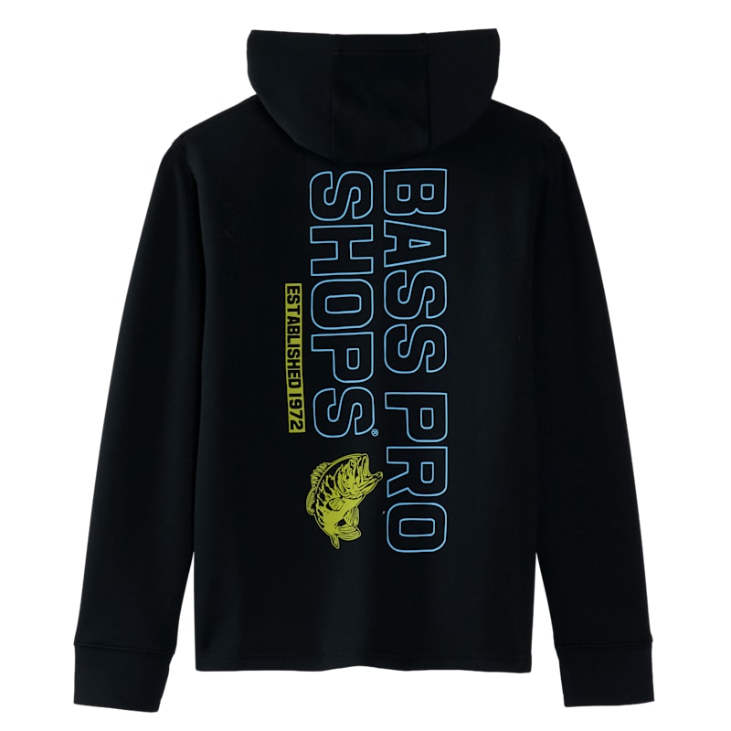 Bass Pro Shops Est. '72 Vertical Logo Bass Graphic Performance Hoodie for Kids