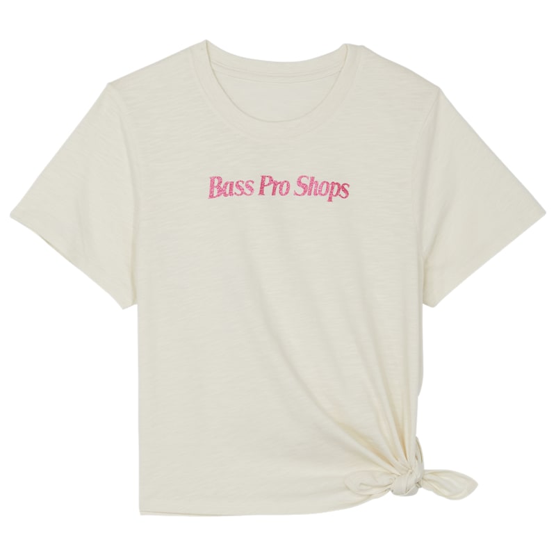 Bass Pro Shops Wordmark Logo Side-Tie Short-Sleeve T-Shirt for Kids