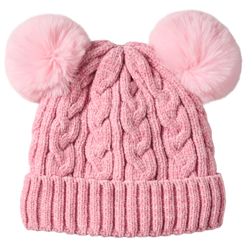 Bass Pro Shops Chenille Double Pom Beanie for Kids