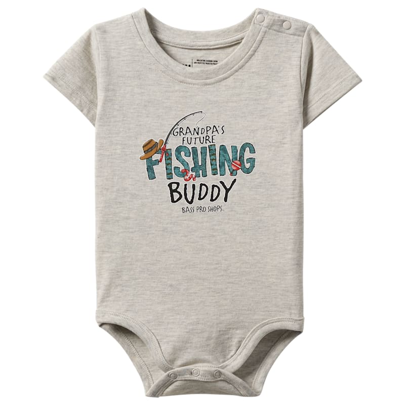 Bass Pro Shops Grandpa's Future Fishing Buddy Short-Sleeve Bodysuit for Babies