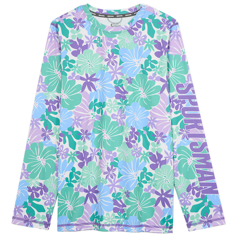 World Wide Sportsman Printed Surfcaster Long-Sleeve Crew for Kids