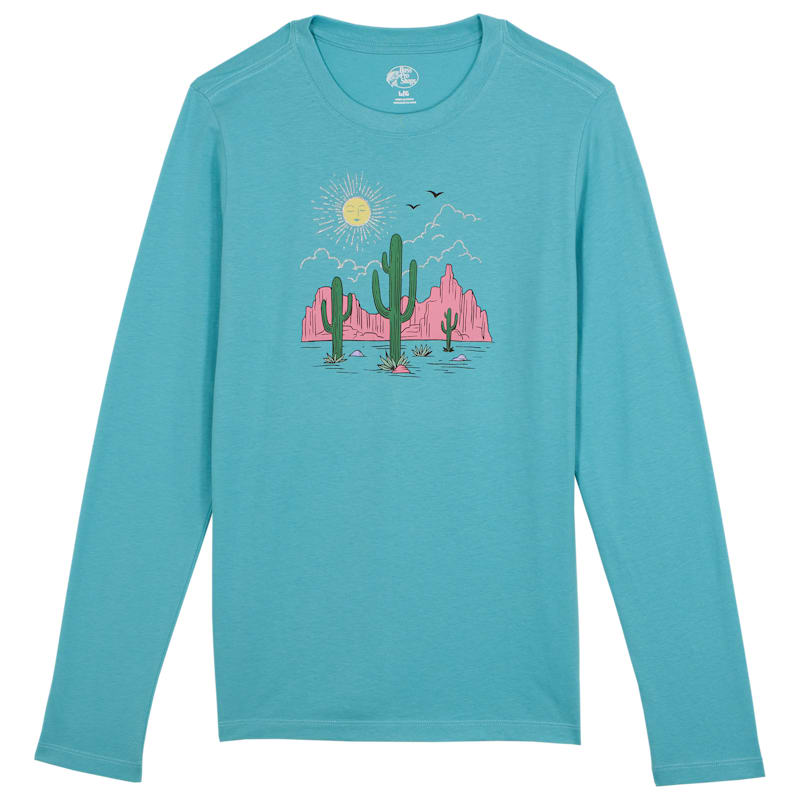 Bass Pro Shops Desert Cactus Long-Sleeve Shirt for Kids