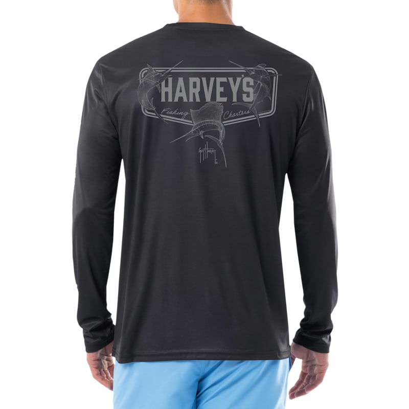 Guy Harvey Eco Cast Sun Protection Fishing Charter Long-Sleeve Shirt