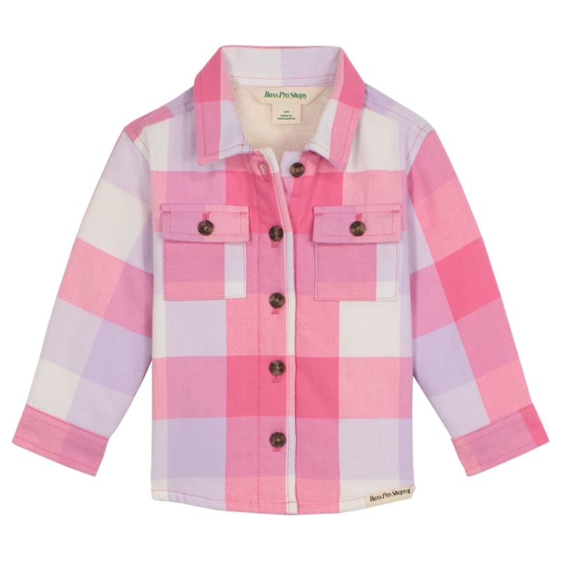 Bass Pro Shops Sherpa-Lined Flannel Shirt for Babies