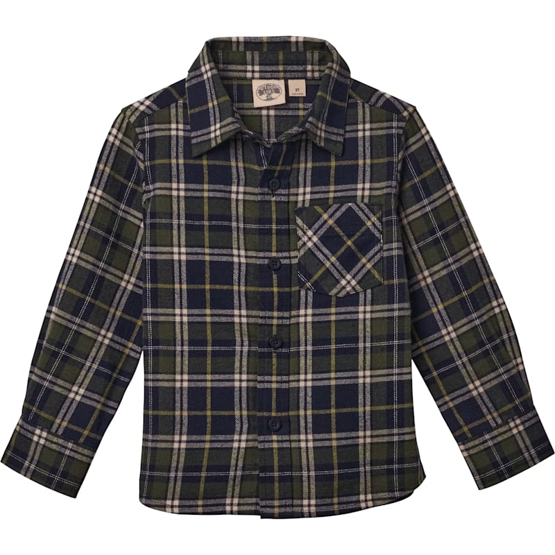 Bass Pro Shops Flannel Long-Sleeve Shirt for Toddlers