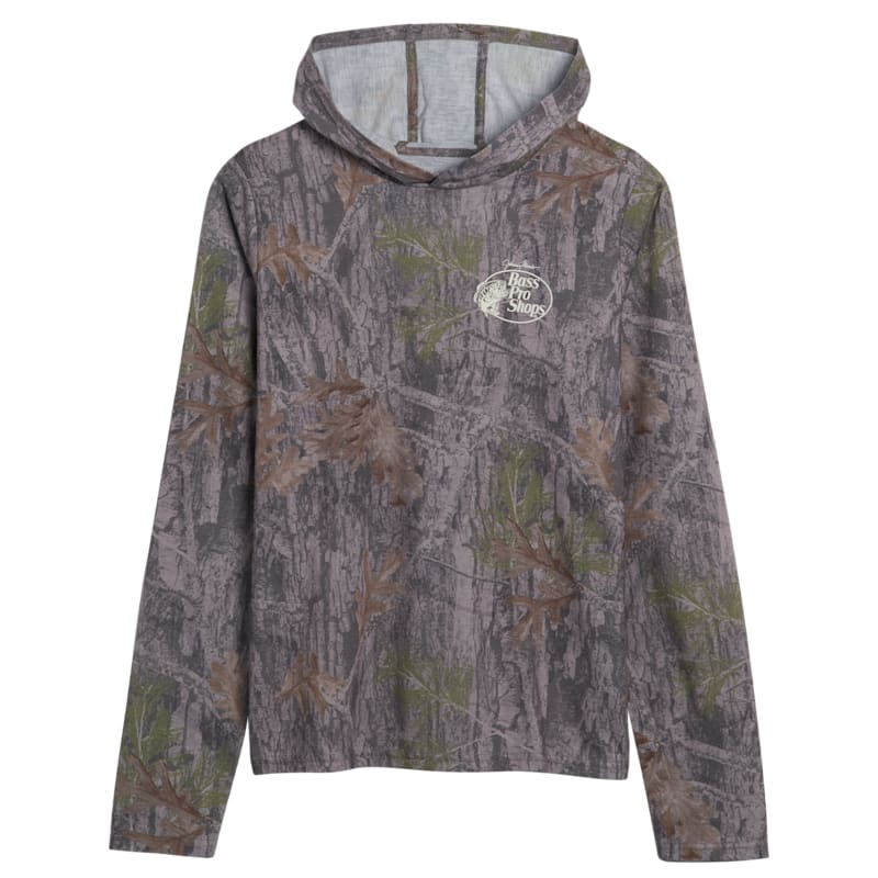 Bass Pro Shops Camo Long-Sleeve Hooded T-Shirt for Kids