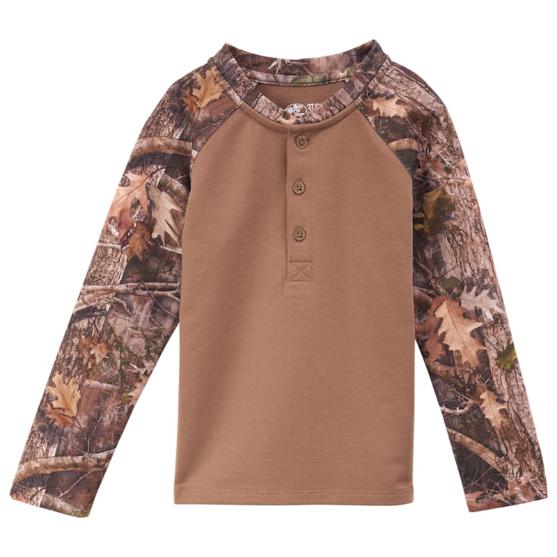 Bass Pro Shops Camo Long-Sleeve Henley for Toddlers
