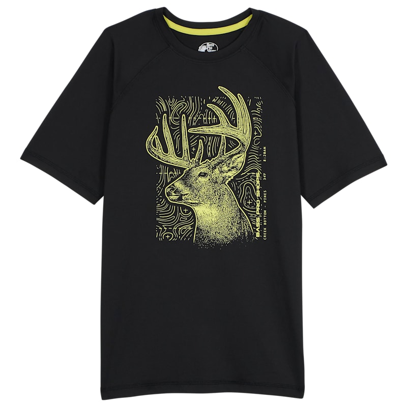 Bass Pro Shops Performance Raglan Short-Sleeve T-Shirt for Kids