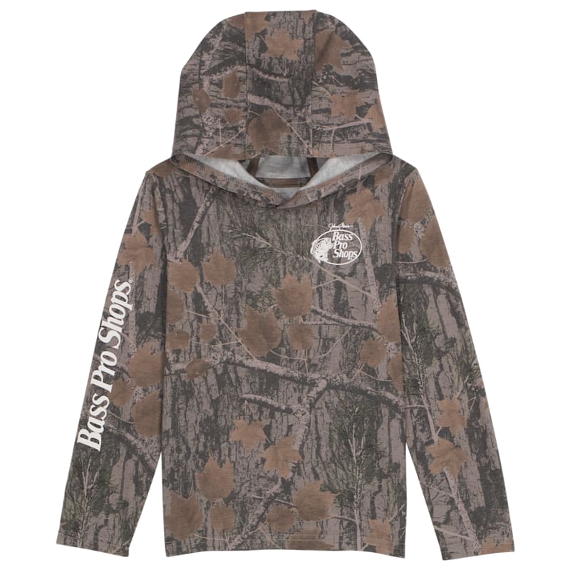 Bass Pro Shops Camo Long-Sleeve Hooded T-Shirt for Toddlers