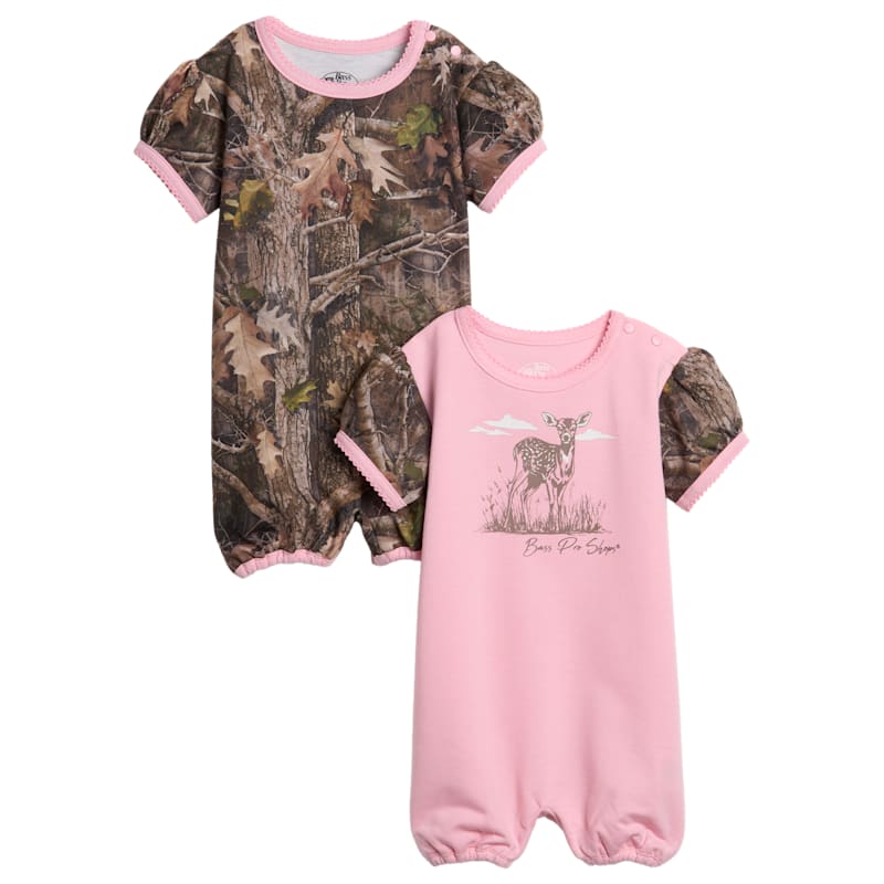 Bass Pro Shops TrueTimber Deer Romper for Babies 2-Piece Set