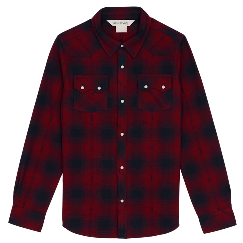 Bass Pro Shops Western Long-Sleeve Button-Down Shirt for Kids
