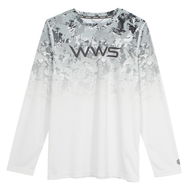 World Wide Sportsman Printed Surfcaster Long-Sleeve Crew for Kids