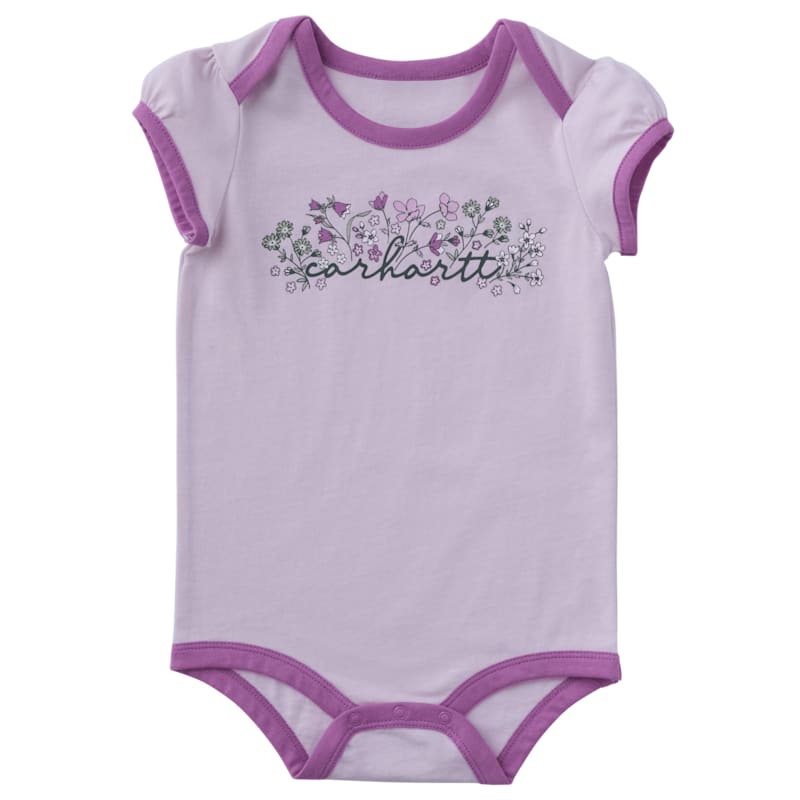 Carhartt Floral Short-Sleeve Bodysuit for Babies