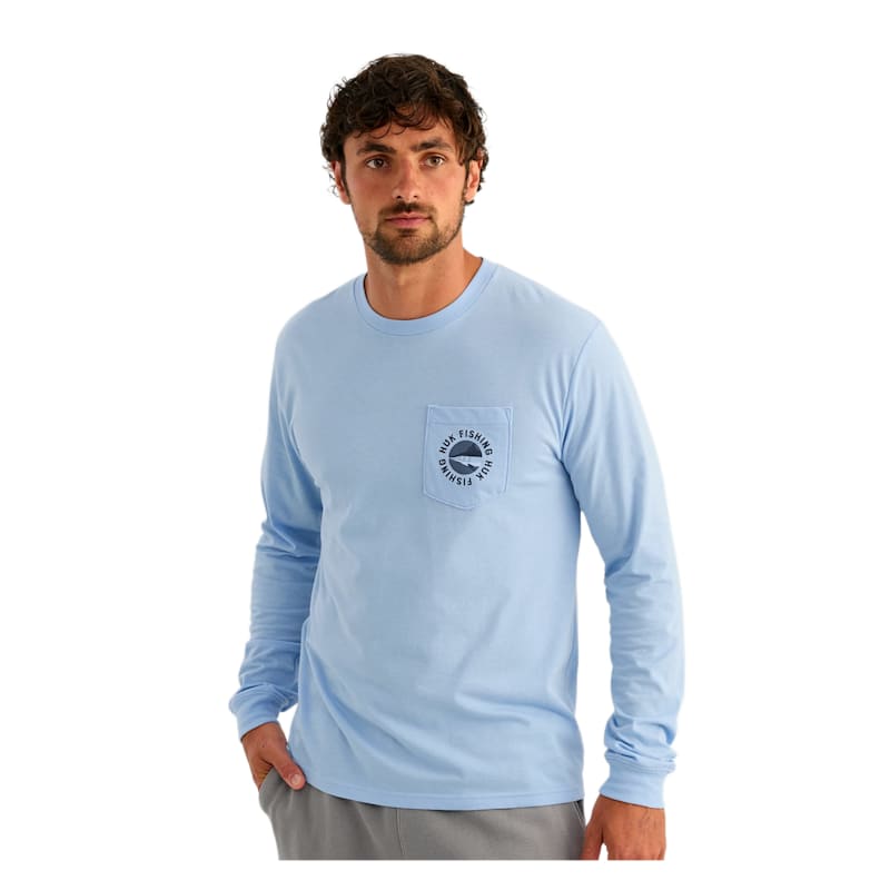 Huk Slice Block Long Sleeve Pocket T-Shirt