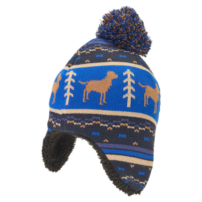 Grand Sierra Critter Pom Earflap Beanie for Toddlers