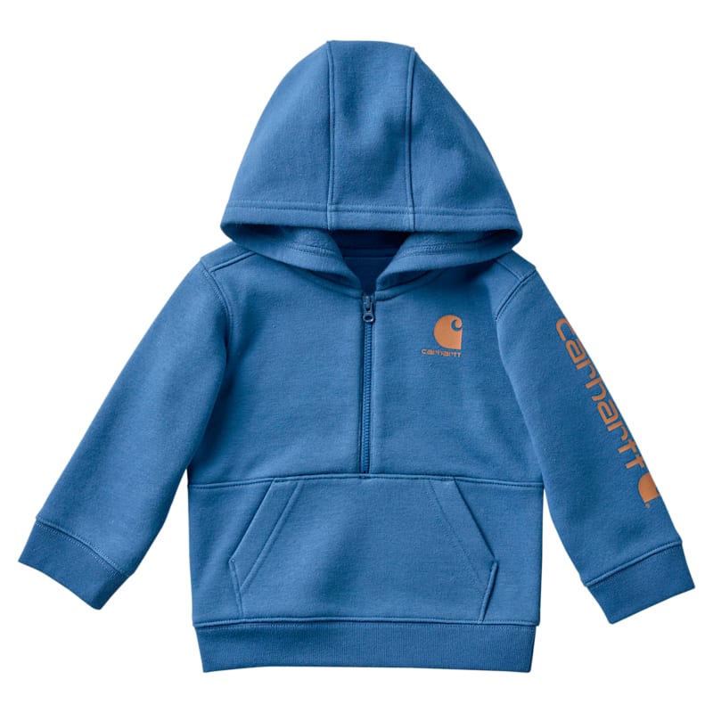Carhartt Half-Zip Long-Sleeve Hoodie for Toddlers