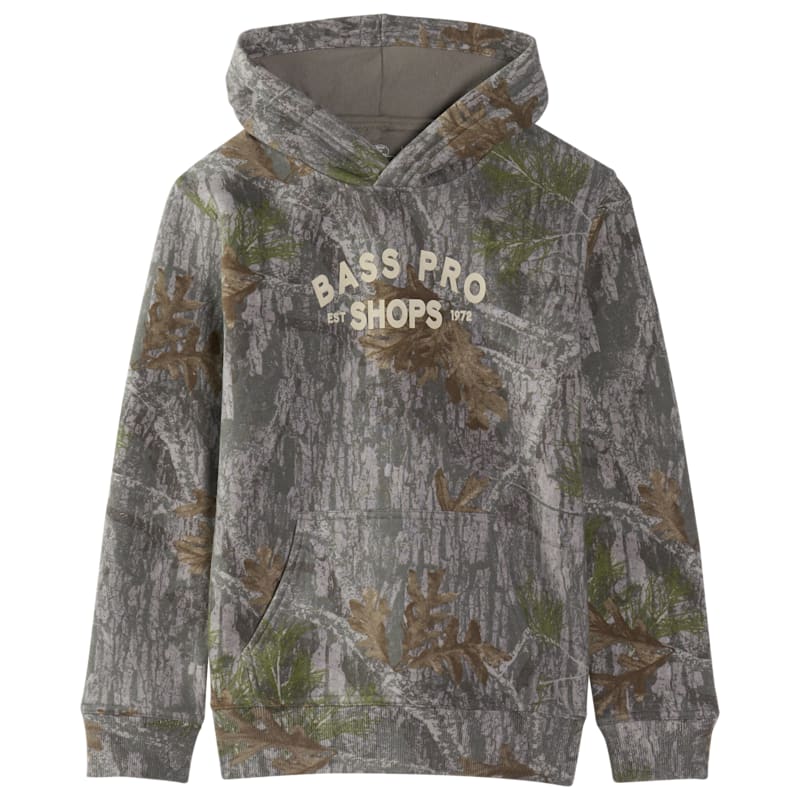 Bass Pro Shops Faded Wash Camo Hoodie for Kids