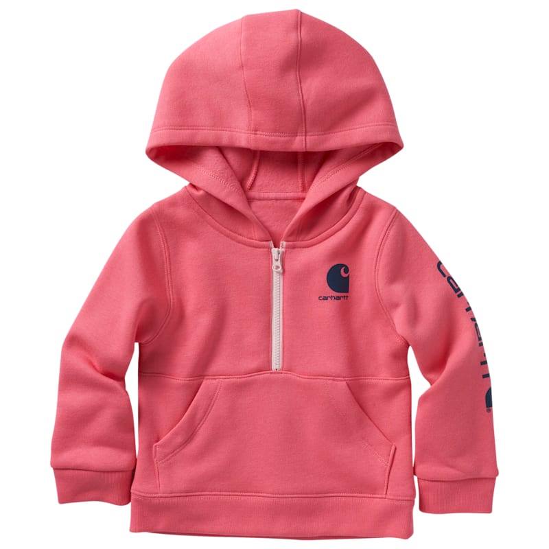 Carhartt Half-Zip Long-Sleeve Hoodie for Toddlers