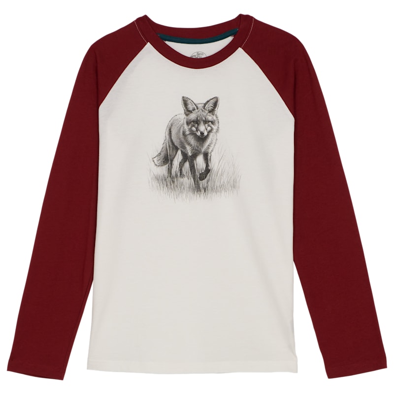 Bass Pro Shops Animal Graphic Raglan Long-Sleeve T-Shirt for Kids