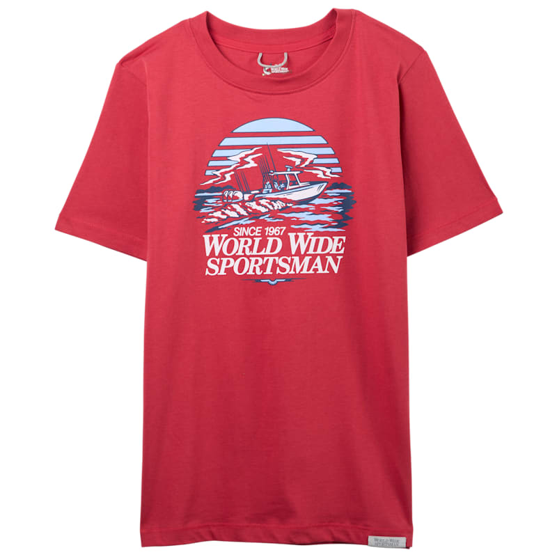World Wide Sportsman Graphic Short-Sleeve T-Shirt for Kids