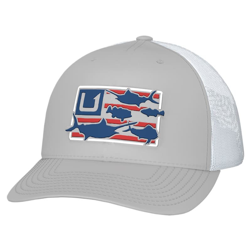 Huk Trophy Flag Trucker Cap for Kids