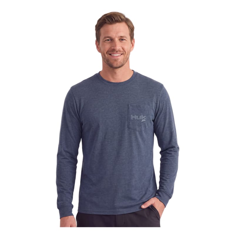 Huk KC Lures Long Sleeve Pocket T-Shirt