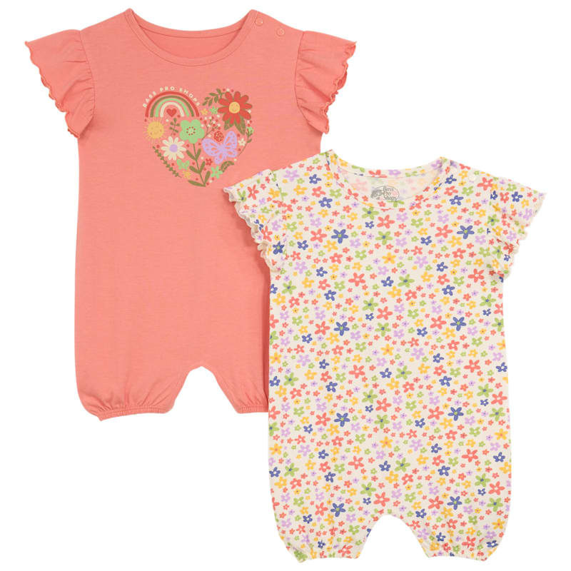 Bass Pro Shops Ruffle Romper 2-Piece Set for Babies