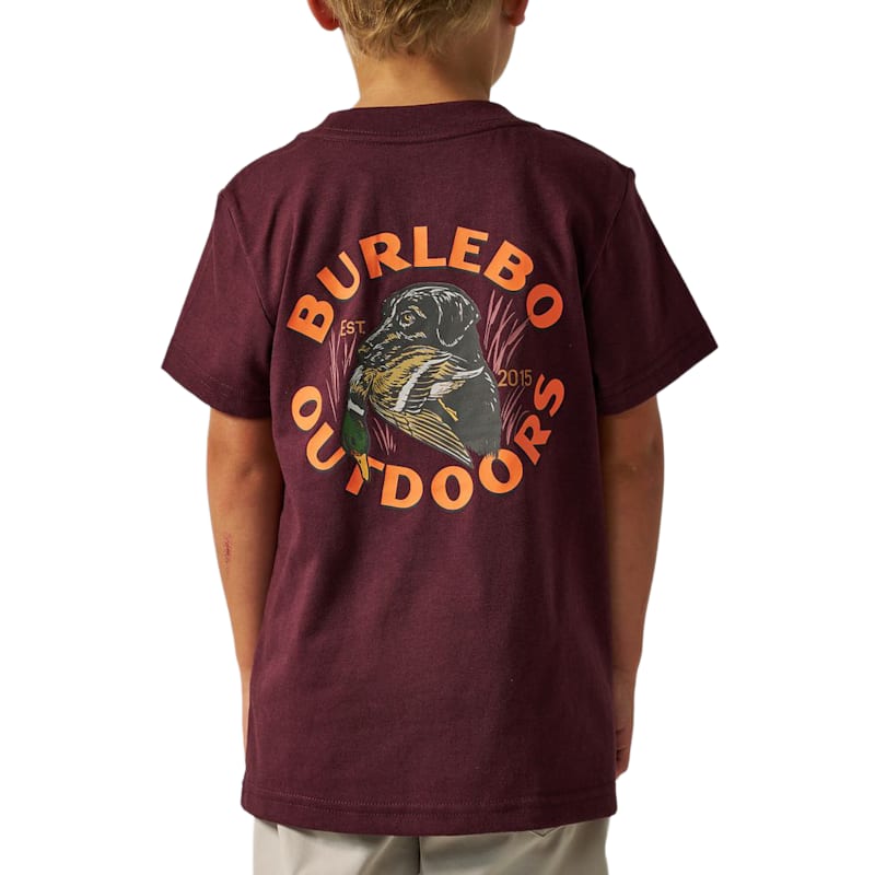 BURLEBO Duck Down Short-Sleeve T-Shirt for Kids