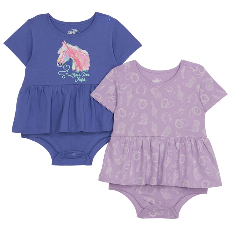 Bass Pro Shops Dress Bodysuit 2-Piece Set for Babies