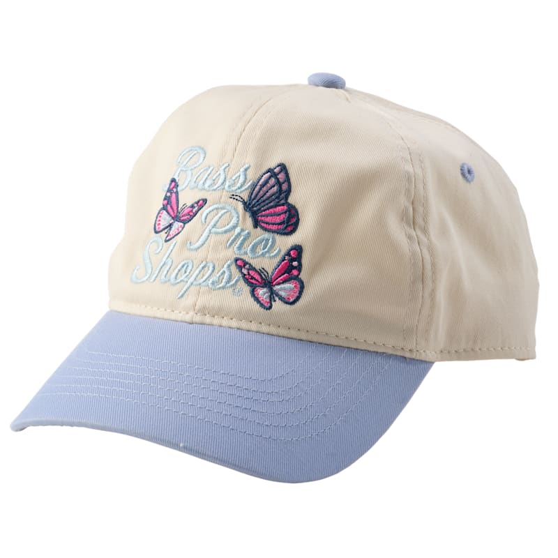 Bass Pro Shops Embroidered Butterfly Twill Cap for Kids