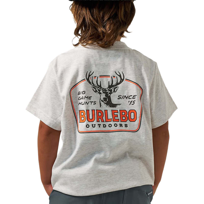 BURLEBO Big Game Hunts Short-Sleeve T-Shirt for Kids
