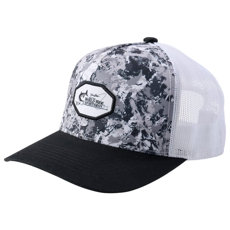 World Wide Sportsman Water Camo Snapback Cap for Kids