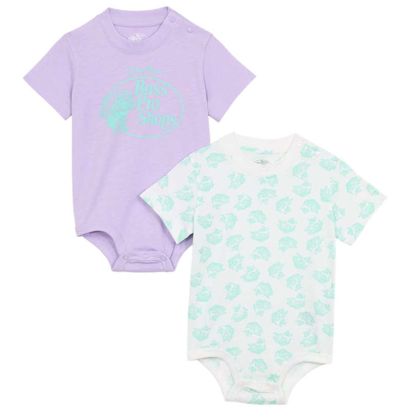 Bass Pro Shops Logo Bodysuit for Babies 2-Piece Set