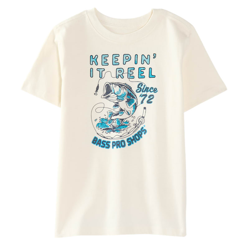 Bass Pro Shops Keepin' it Reel '72 Graphic Short-Sleeve T-Shirt for Kids