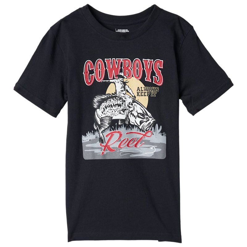 Bass Pro Shops Cowboys Keep It Reel Short-Sleeve T-Shirt for Kids