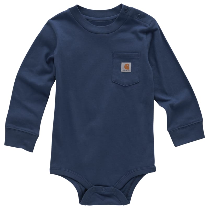 Carhartt Long-Sleeve Pocket Bodysuit for Babies