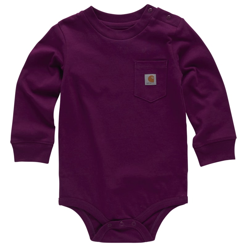 Carhartt Long-Sleeve Pocket Bodysuit for Babies