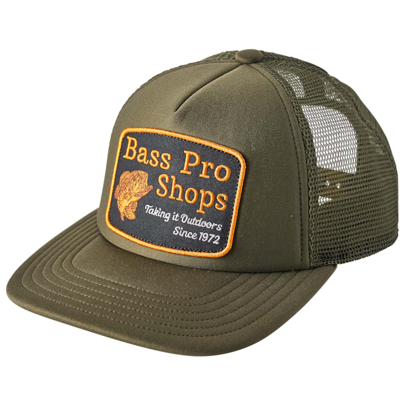 Bass Pro Shops Billboard Patch Trucker Mesh-Back Snapback Cap for Kids