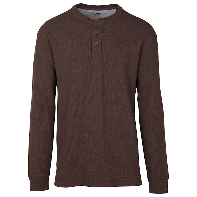 RedHead Thermal Henley Long-Sleeve Shirt for Men