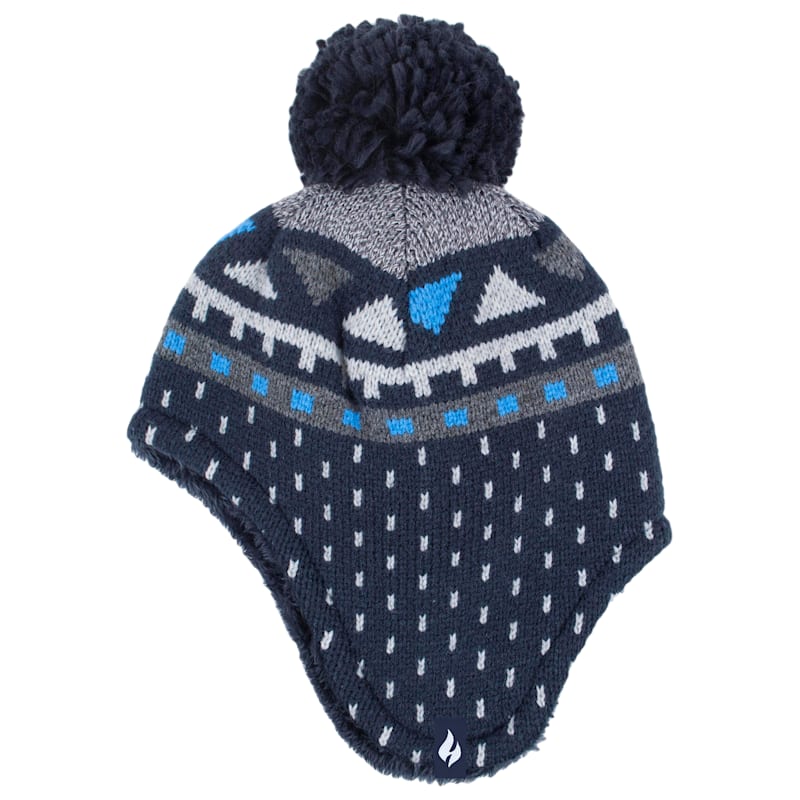 Heat Holders Mountaineer Pom Beanie for Kids